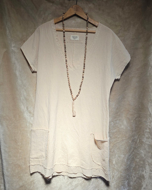 100% Cotton Mini Dress Tunic Size Large
